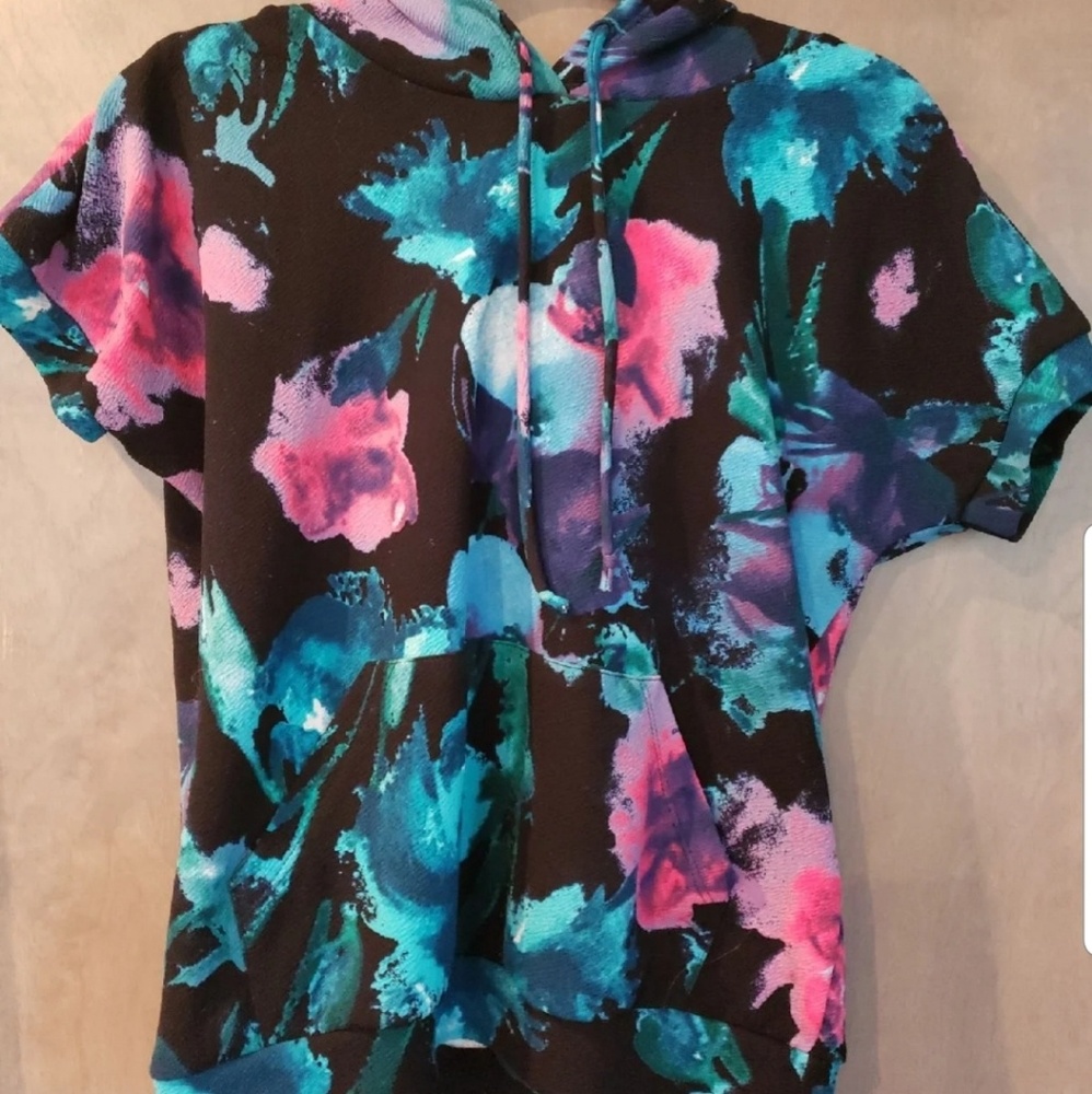 Flower camo hoodie tshirt